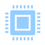 Deliverable selection "detailed" icon, microchip